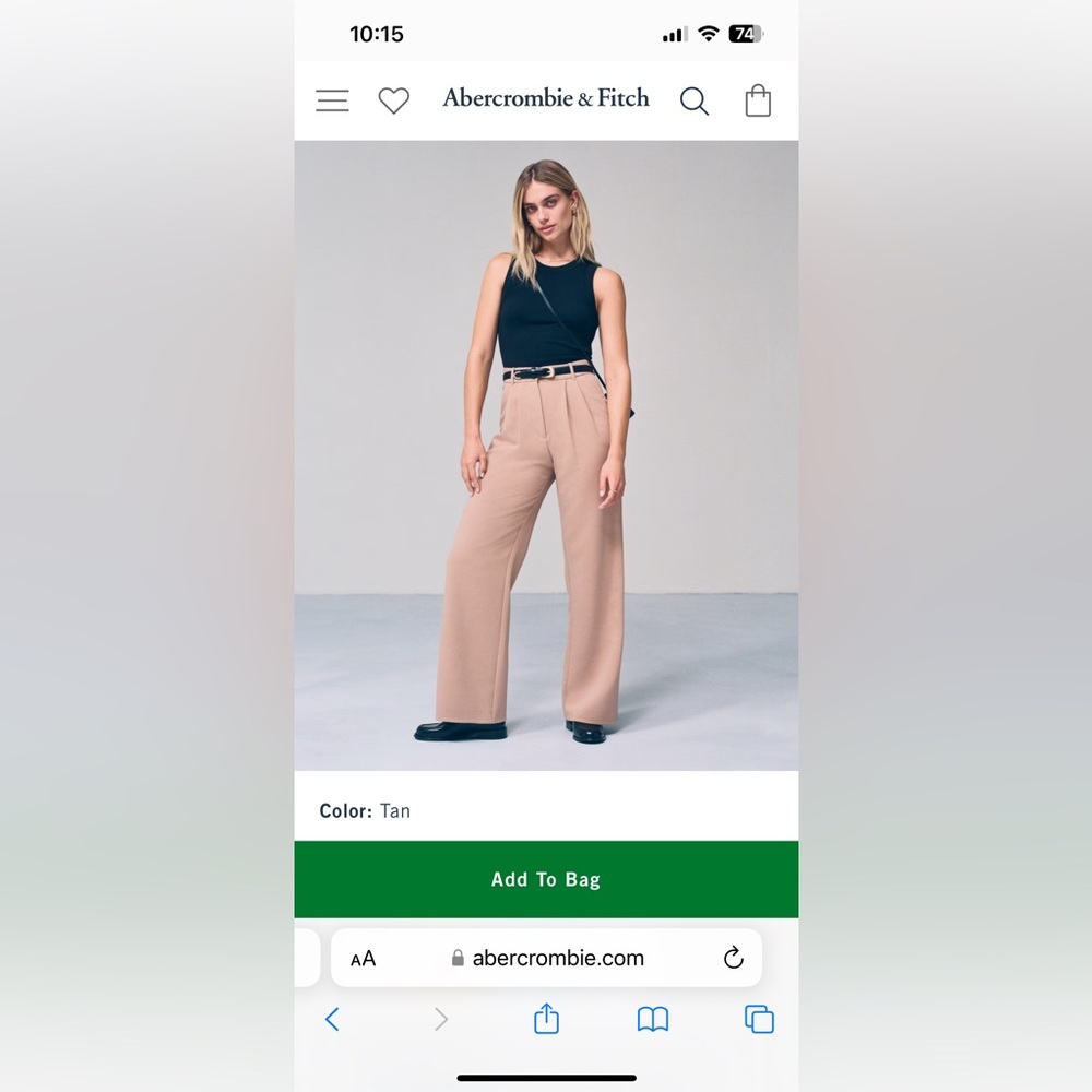 EUC Abercrombie and fitch A&F Sloane Tailored Pant